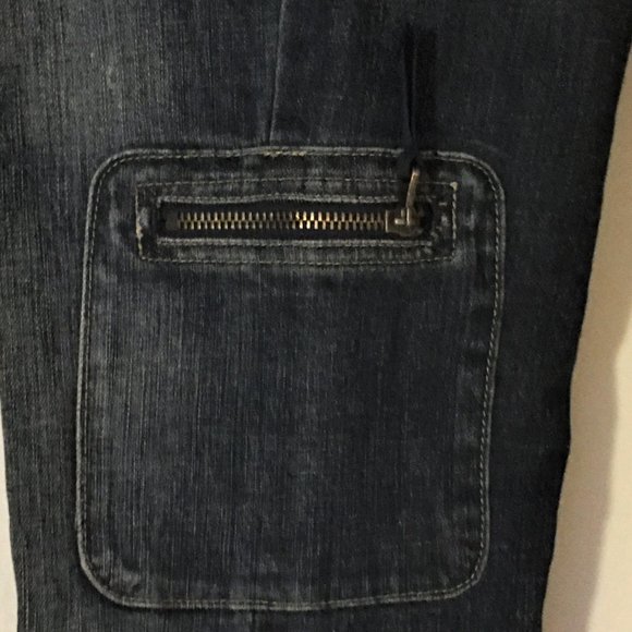 SIMPLY VERA Straight Leg Cargo Petite Jeans | 6P - Picture 7 of 15